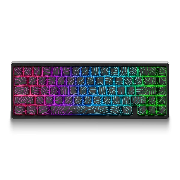 XVX M67 JadeStone Interstellar Black VIA Tri-Mode Mechanical Keyboard with IMD-Tech Keycaps