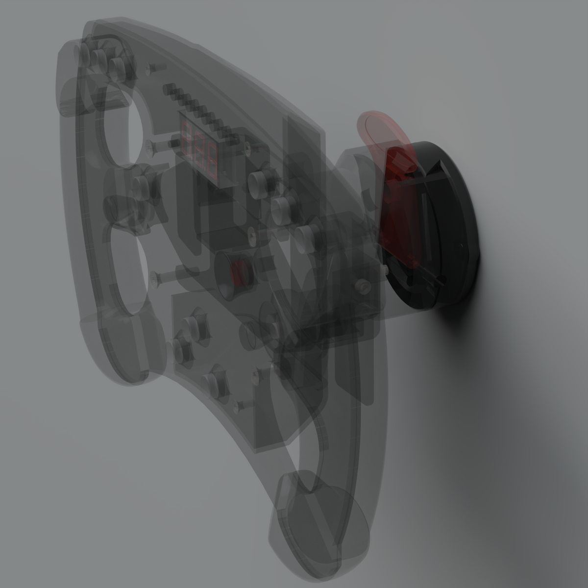 Wheel Wall Mount For Asetek Quick Release